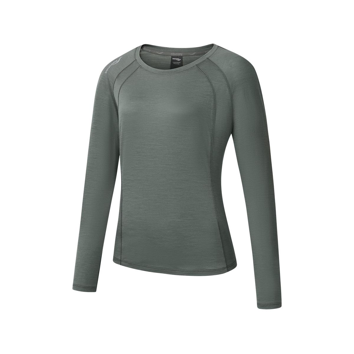 

SAUCONY Универсальный мягкий удобный свитер с круглым вырезом и длинными рукавами унисекс SA1250LT95T-GR139 S