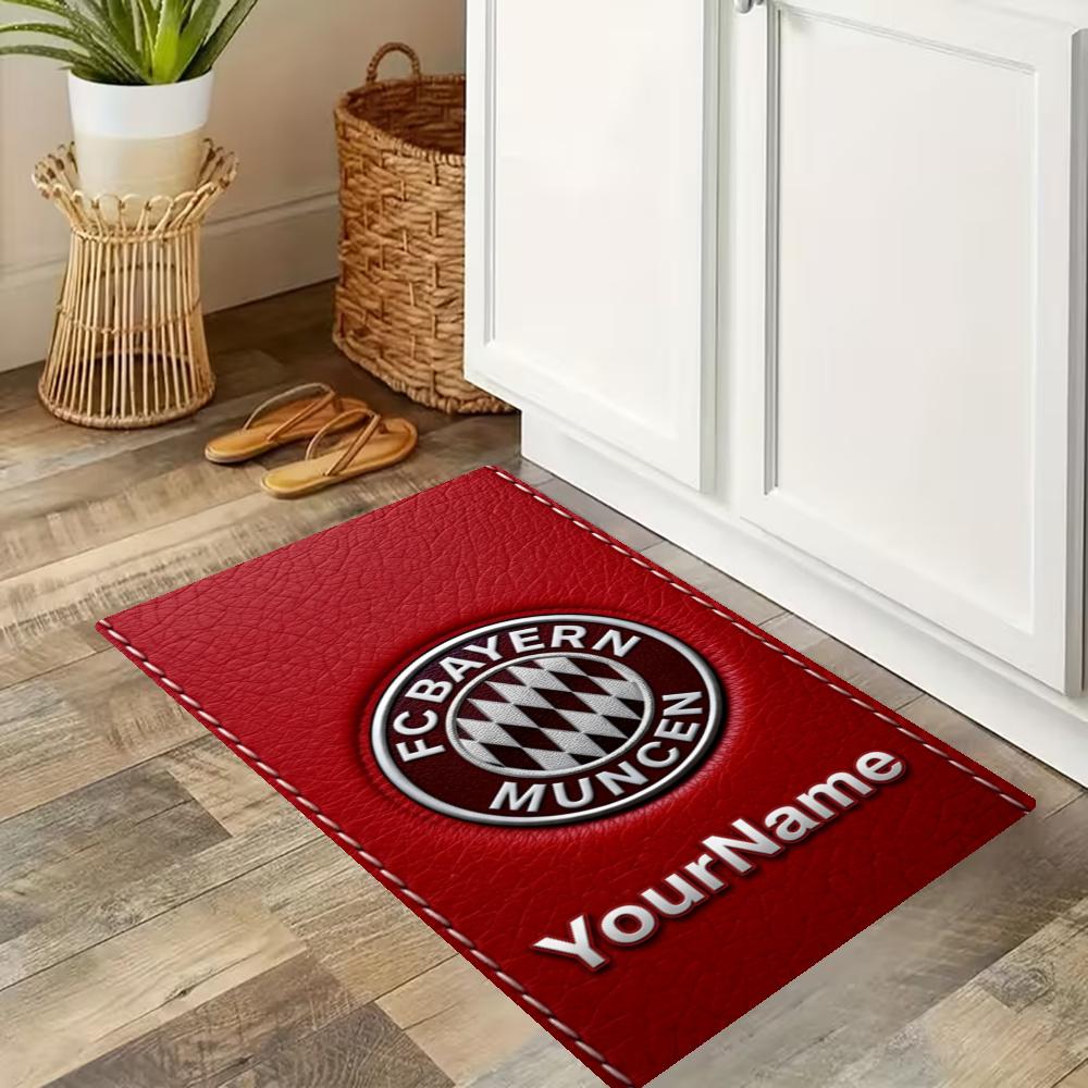 Fc Bayern Mnchen Customize Your Name Kitchen Rug Runner Rug Laundry Mat Hallway Entryway The Best Gift Choice