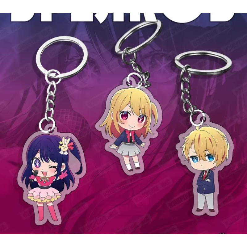 Acrylic Keychain for Oshi No Ko Akane Kurokawa Ruby Hoshino Kana Arima Ai Hoshino Anime Cartoons Decoration Pendant Fan Gift