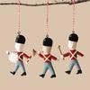 Double-sides Painted Drop Ornaments Nordic Embellishment Gift Christmas Hanging Pendants  Festival