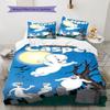 Casper POSTER Bedding Quilt Set Quilt Cover Pillowcase Home Decoration Birthday Gift (1 * Duvet Cover + 2 * Pillowcase, Without Core)