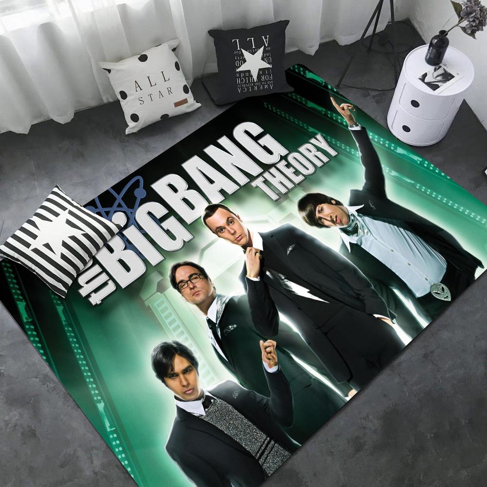 The Big Bang Theory Bathroom Mat Retro Multiple Choice Living Room Kitchen Rug Non-Slip Bedside Mats