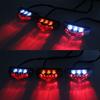 Mini Motosiklet LED Arka Plaka Işığı 12V Arka Fren Lambası Pit Dirt Bike ATV Chopper Scooter Cruiser İçin Plaka Arka Lambası