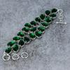 Chrome Diopside Gemstone Handmade 925 Sterling Silver Bracelet 7-8" M-292