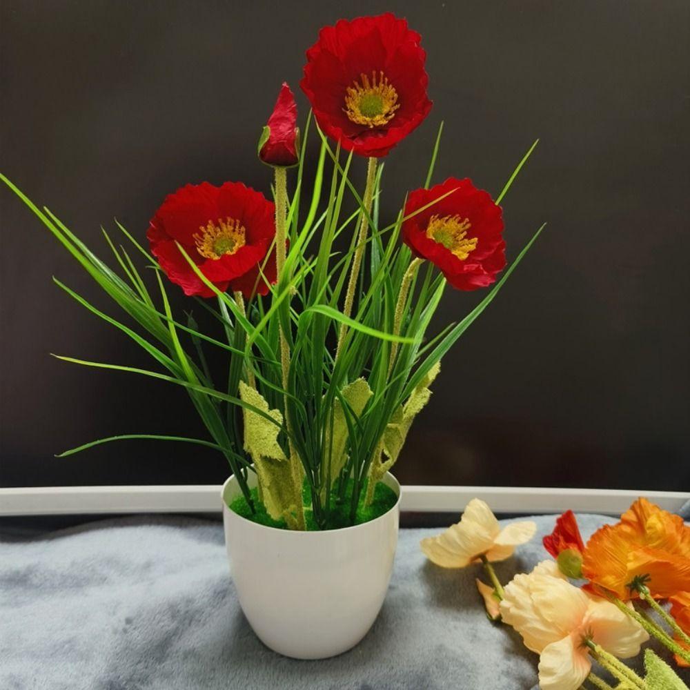 

Creative Artificial Plants Bonsai Fake Flowers Small Simulated Tree Pot Living Room