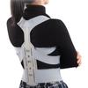 Posture Corrector Adjustable Concealed Breathable Soft Gray Back Straightener Brace for Women Men S