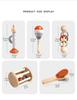 Baby Educational Kids Musical Instruments Wooden Toys Montessori Percussion Instruments Drut Set with Xylophone Preschool Gifts