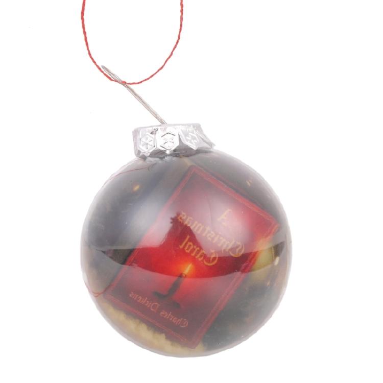 Festival Mini Book Shape Christmas Ornament Feature Holiday Carols Portable Shatters Proof Design For Indoor Decorations