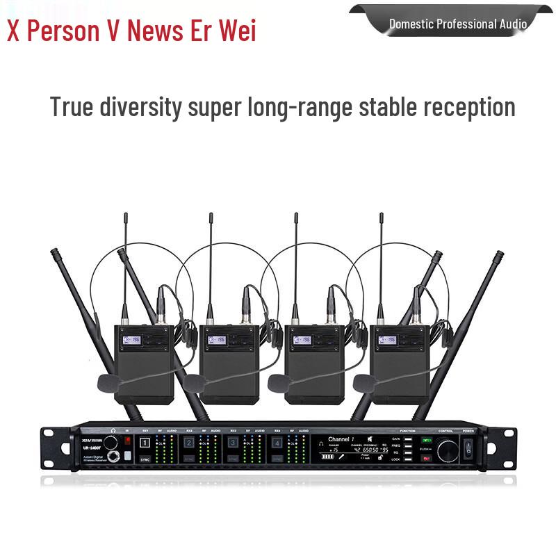 Xun Er Wei Professional True Diversity Wireless Microphone System (CN version)