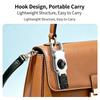 KEBIDU ABS Metal Fidget Spinner Desk Phone Holder Creative Foldable Stand Anti-Stress Adjustable Mobile Mount with Portable Keychain Hook