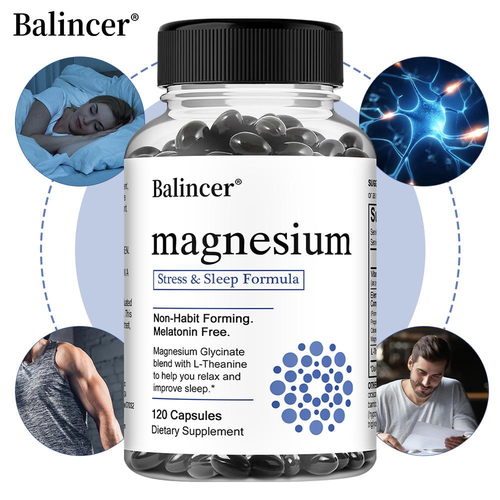 Balincer Magnesium Stress & Sleep Formula 120 Capsules