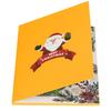 Foldable Greeting Card with Envelope 3D Christmas Tree Card with Musical Tune and Glowing Lights Festival Postcard