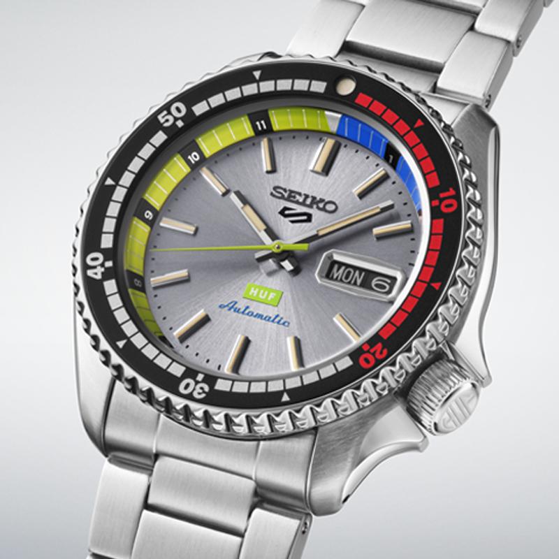 Seiko 100m Water Resistant Automatic/Manual Mechanical Movement Stainless Steel Strap Watch 42.5mm SRPL33