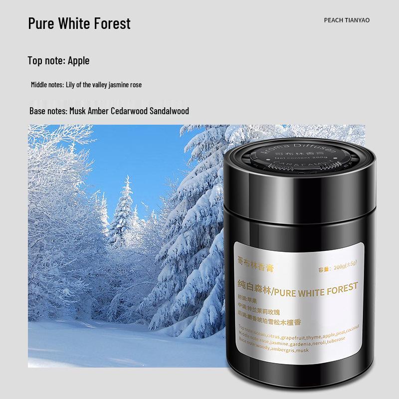 Gardenia Car Air Freshener: 2024 Long-Lasting Solid Perfume Ornament for Car Interiors