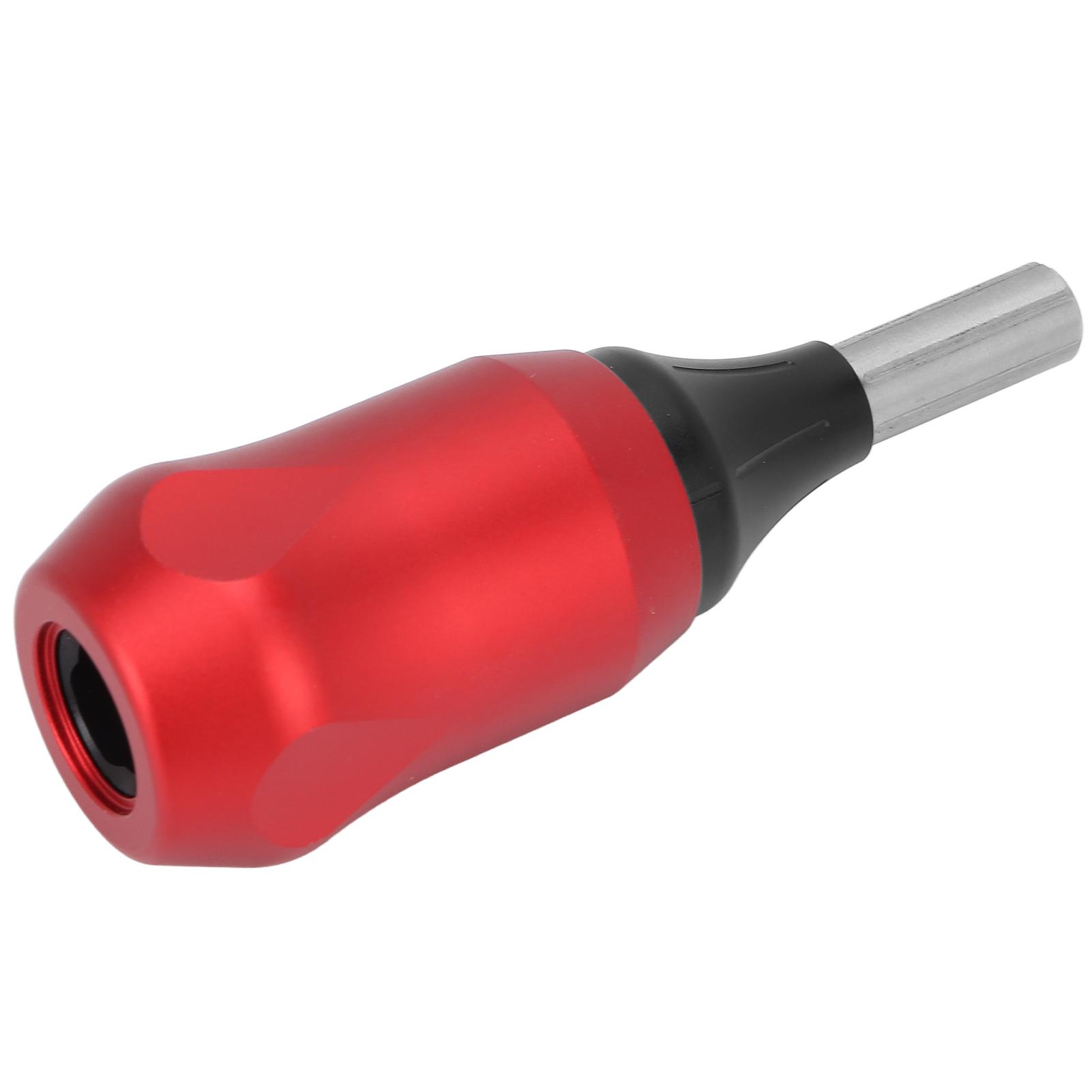 

Татуировка Grip Алюминиевый сплав Профессиональный картридж Татуировка Зарядка Grip Принадлежности для тату-мастера Красный красный