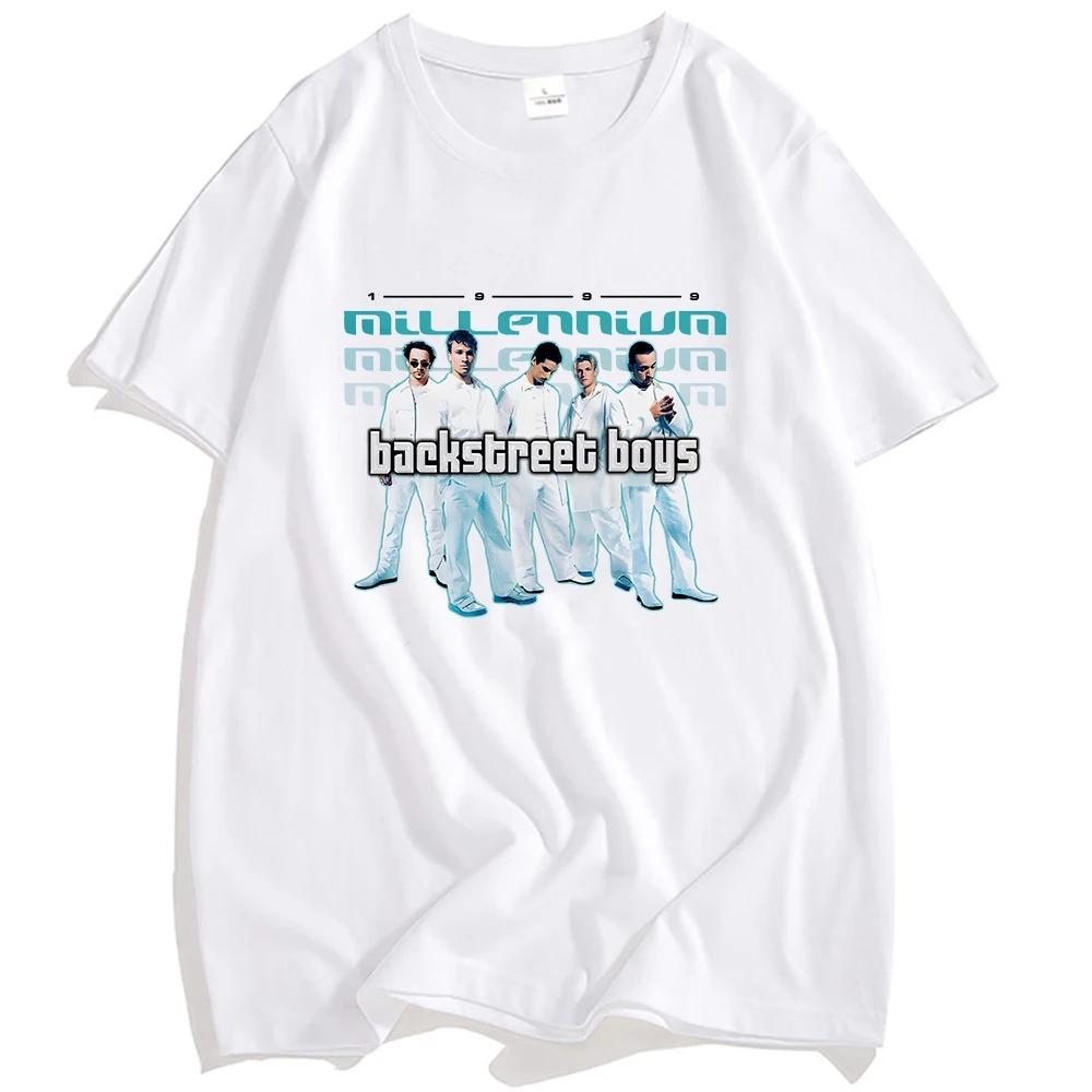

Футболка Backstreet Boys Millennium 2.0 с коротким рукавом Летние футболки Повседневная мода Летняя мужская футболка Круглый вырез Графические футболки XXXXXL