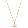 VIVIENNE WESTWOOD Mayfair Studded Flat Saturn Brass Necklace Women Necklace Gold 63020052R115MYR115