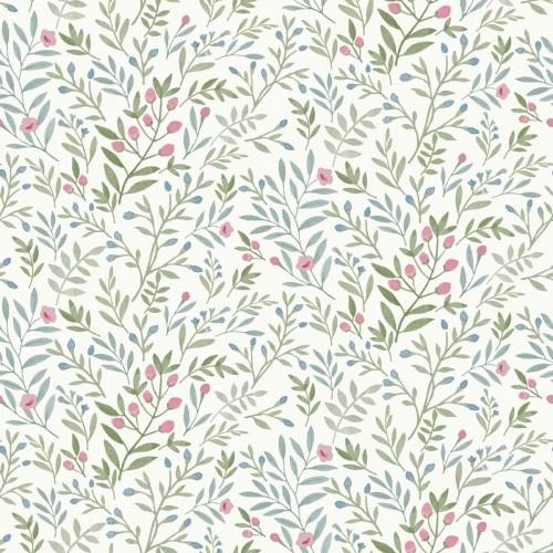Grandeco Leafy Trail Vinyl Wallpaper