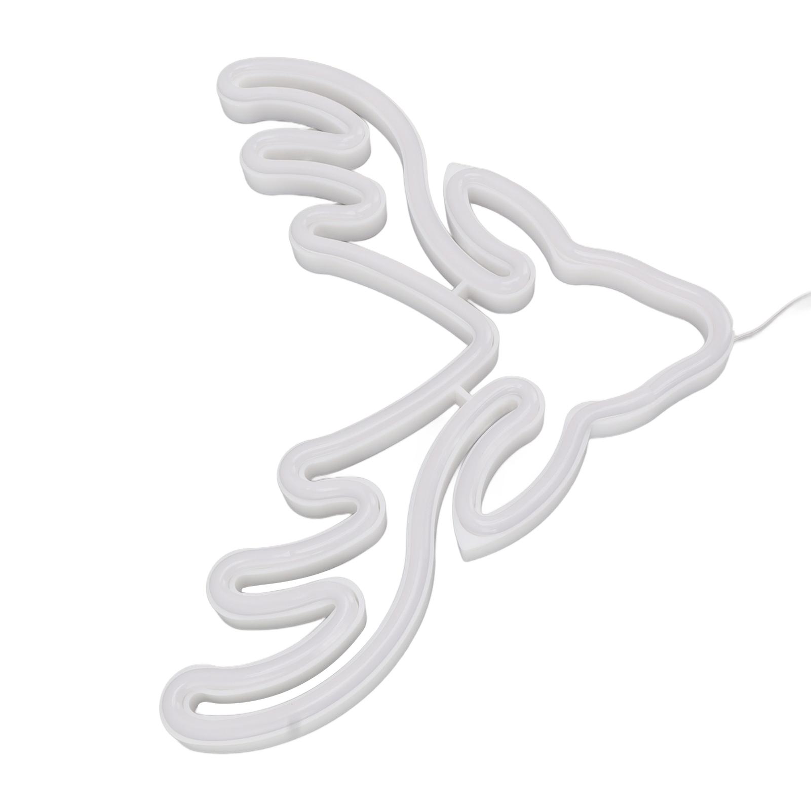 

Неоновая вывеска LED, питание от USB/батареек, Рождественский праздник, декор для стены спальни, украшения, теплый свет