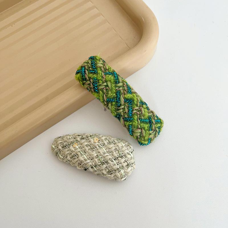 

Shape Barrettes Clip Side Accessories Clip Hair Woolen Long Clip Bang Retro Bb