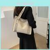 Large Capacity Trendy Canvas Tote Bag Stylish Summer Handbag For Women
