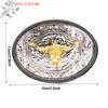 Heißer Langhorn-Bulle Adler Westliche Gürtelschnalle Goldener Texas-Cowboy Westliche Schnallen