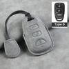 3 + 1 Buttons Leather Car Remote Key Case Cover Shell Fob For Hyundai for Kia Tucson Sonata Santa FE Carens Protector Key Fob