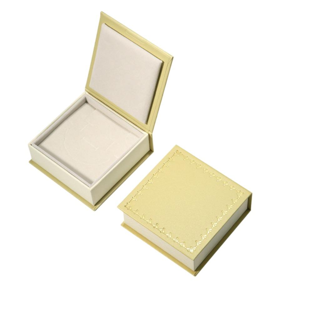 Square Jewelry Storage Case with Sponge Portable Travel Jewelry Box  Vanity Gift