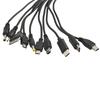 Home Use 10 In 1 USB Cable 10 In 1 USB Charging Cable Mobile Charger Compact USB Charger Resilient Material For SAMSUNG
