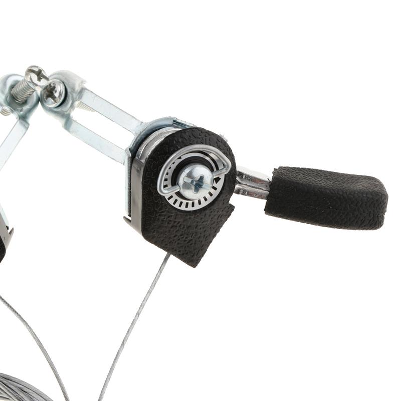 1 Paar 3x6/7 Versnellingen MTB Fiets Duim Versnellingspook Bovenmontage Shifters met Binnenkabel voor Stuur met 22,2 mm Diameter
