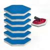 Vileda Badezimmer Magic Mop Ersatzkopf, 5er-Pack Schwamm-Scheuerpads