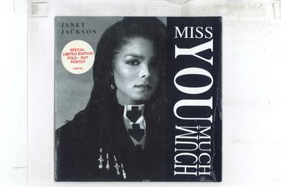 7inch Record JANET JACKSON  Miss You Much  You Need Me USA663 BREAKOUT 1989 UK SoulFunk Used
