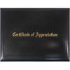 GraduationMall Appreciation Certificate Holder 8.5x11 Padded Awards Certificates Cover Protector with L "Certificate of Appreciation" for Students