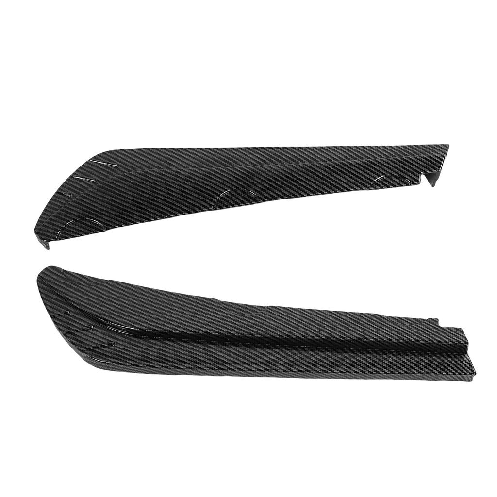 2PCS Rear Bumper Lip Splitter Canard Protector Left Right Side 40cm Anti Collision Rear Bumper Diffuser Spoiler
