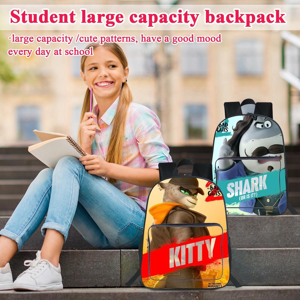 Printed Backpack For Students