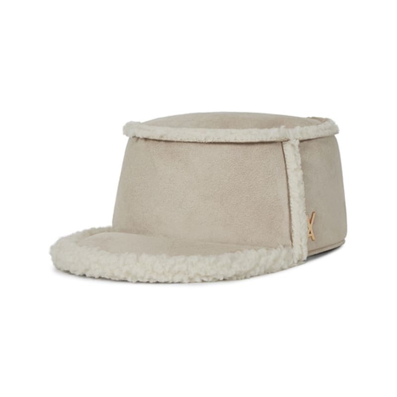 VARZAR VA Stud Mustang Bellboy Cap Beige