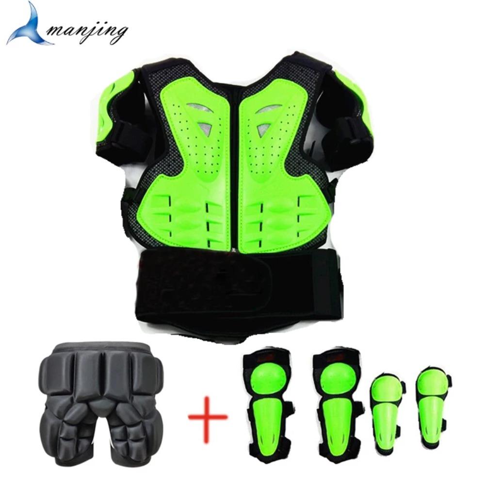 Bambino Bambini Motocross Moto Protezione Corpo Gilet Armatura ATV Moto da Cross Fuoristrada Tute Protezione Gilet da Corsa Abbigliamento Sportivo
