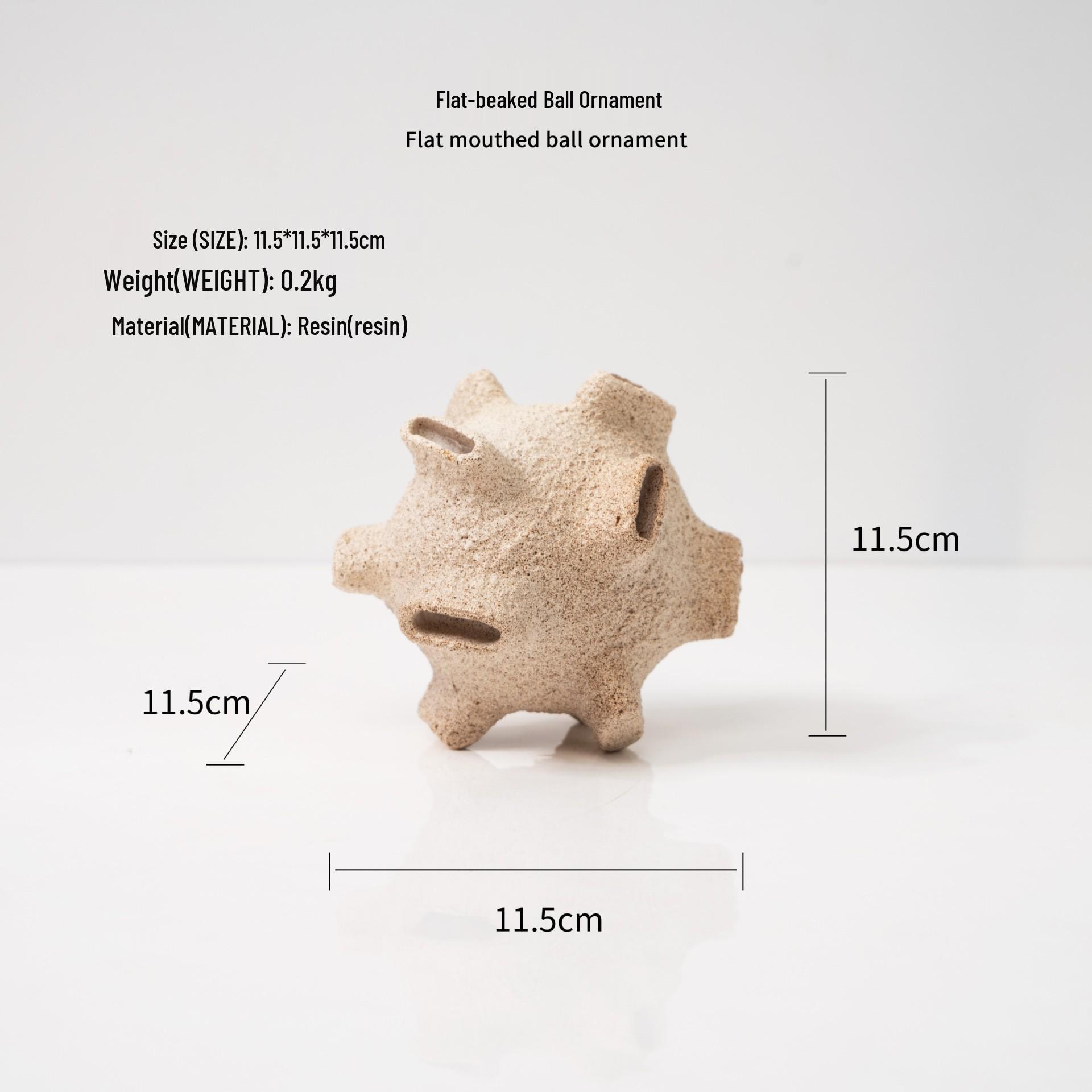 

Modern Wabi-Sabi Sandstone Sphere Ornament for Exhibition and Display