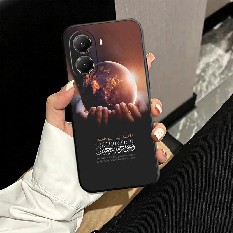Muslim Islam Bismillah Allah Soft Phone Case for Xiaomi Poco X5 X6 X7 X8 Pro Max X3 F7 F8 Ultra M8 M7 M6 M5 Redmi 15 15C 14C 13C