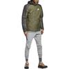Nike Logo Printed Casual Hooded Windproof Warm Cotton Jacket Men Jackets Army-Green AJ7957-222