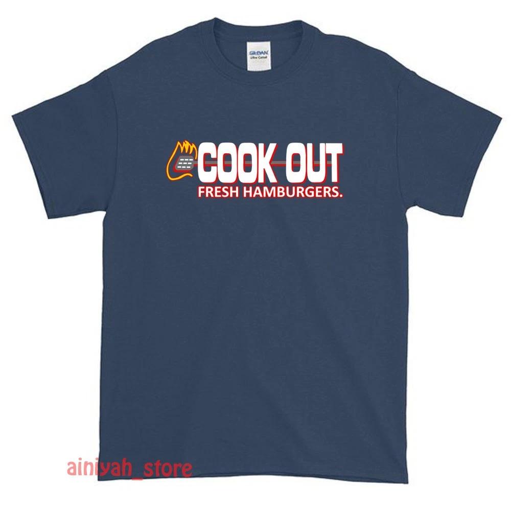 

New Cook Out Restaurant Logo Men s Funny T shirt USA Size S-XXL S