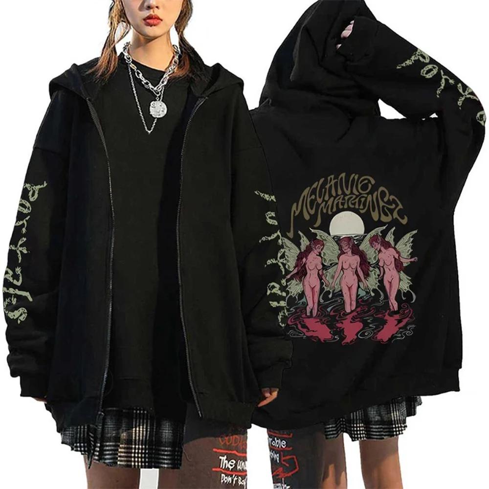 Melanie Martinez Portals Tour Zip Up Hoodies Casual Men Women Hooded Sweatshirts Hip Hop Streetwear Zipper Jacket Y2K Coats