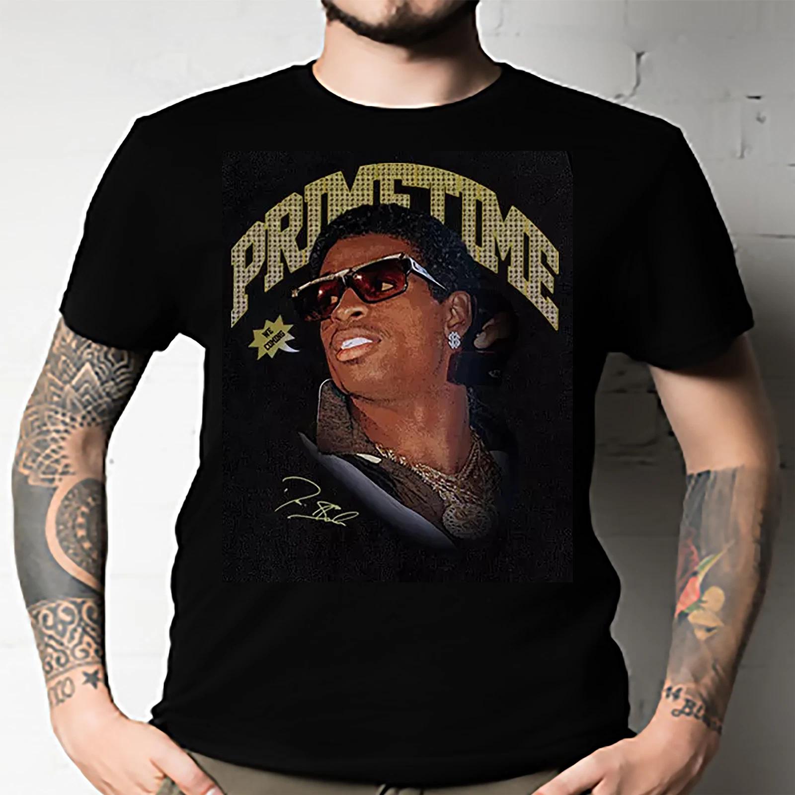 Men s and Women s T-shirts Deion Sanders - Prime Time We Coming Coach Prime Vintage Graphic T Shirt L