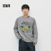 Semir Men's Cartoon Print Long-Sleeve T-Shirt
