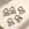Zinc Alloy Swivel D Ring Clasps 360 Degree Rotation Rust Resistant For Diy Bag Pet Collar Sewing Projects