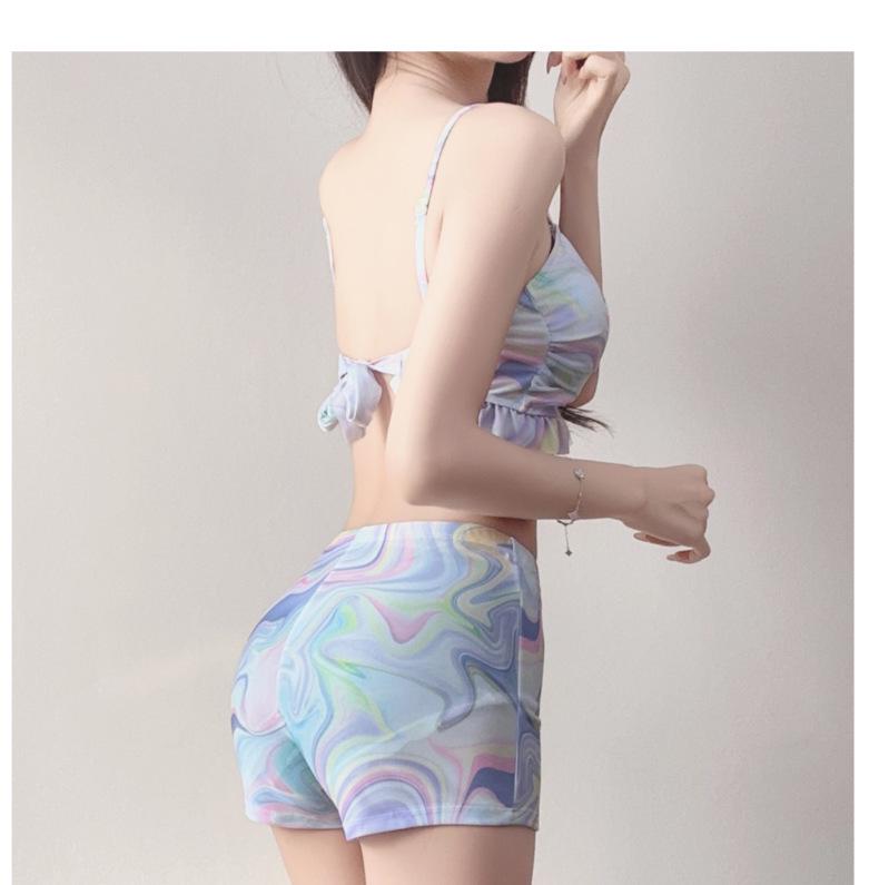 2026 New Women's Three-Piece Bikini Set - Trendy Vacation and Hot Spring Swimwear.