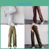 Casual Pants For Women With Cotton Fabric And Pockets For Daily Wear