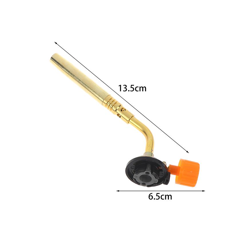 1PC Outdoor Camping BBQ Portable Soldering Heat Gun Butane Burner Welding Gas Torch Flame Gun Brazing Flamethrower+