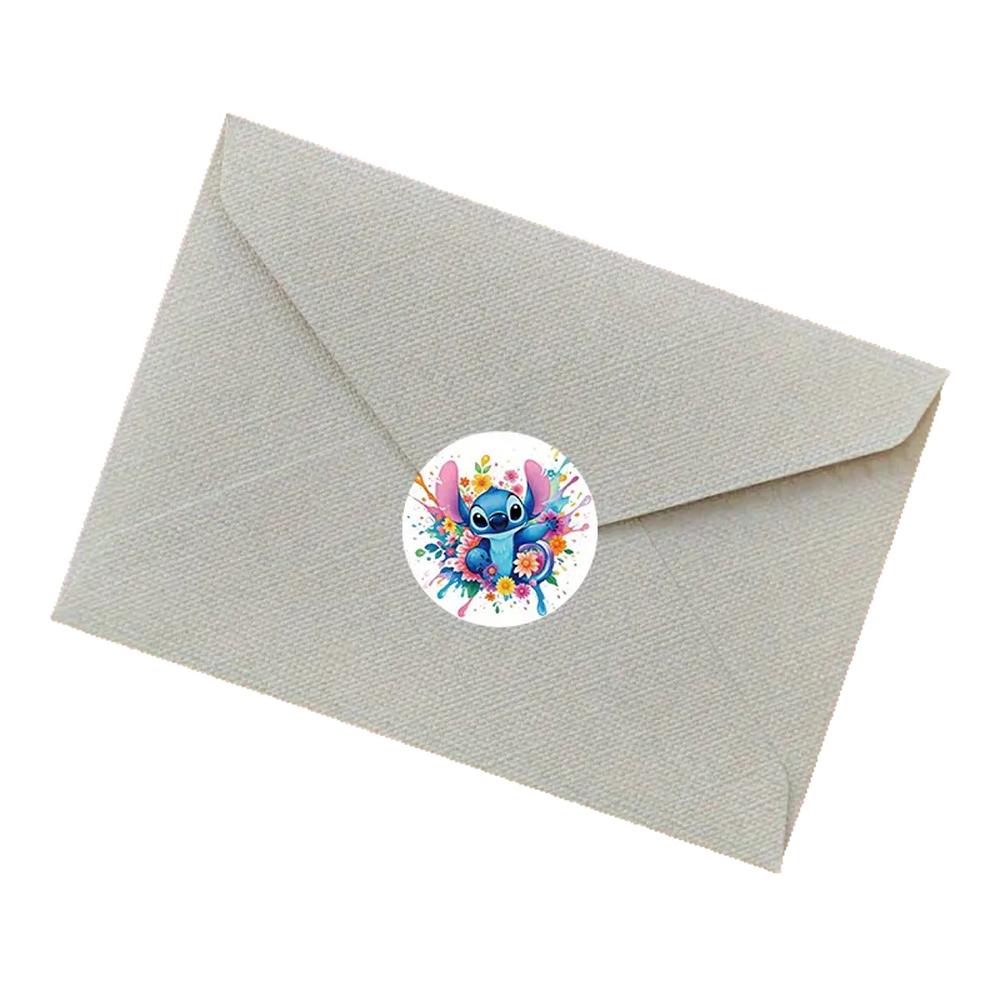 500pcs Mix Anime Stickers Roll Cute Princess Mickey Mouse Sealing Label Decoration Decals Children Party Sticker Toy Gift