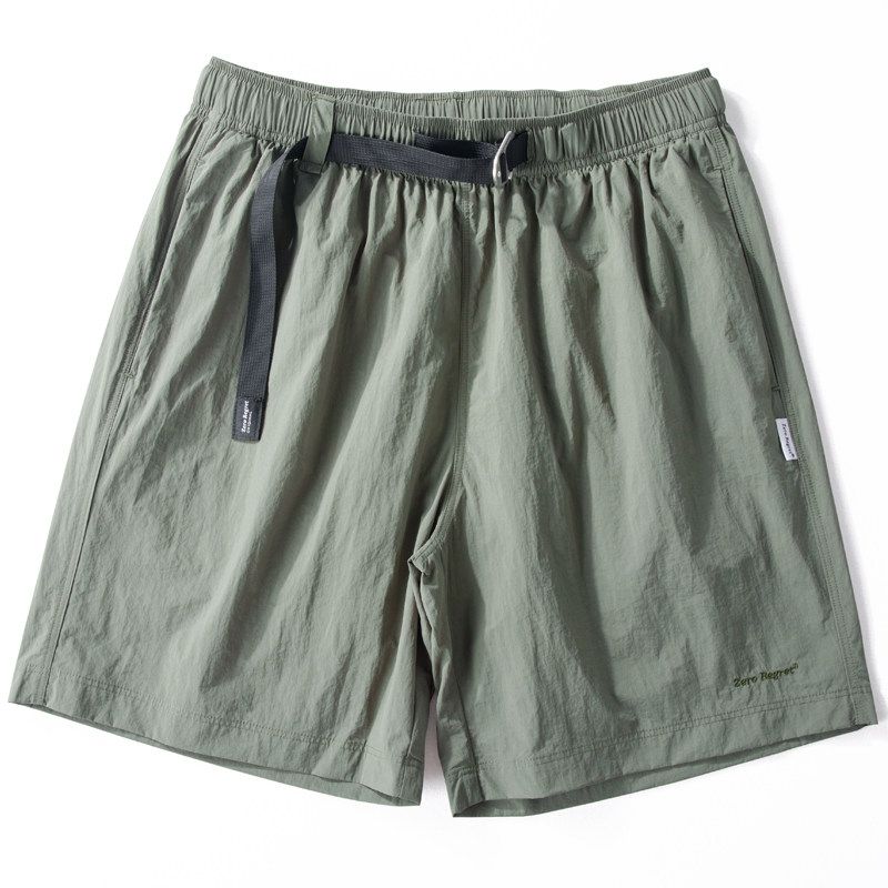 Shorts Men's Summer New Arrival Three-Proof Elastic Waist Lightweight Cropped Pants Quick-Drying Loose Outdoor Casual Functional Beach Pants